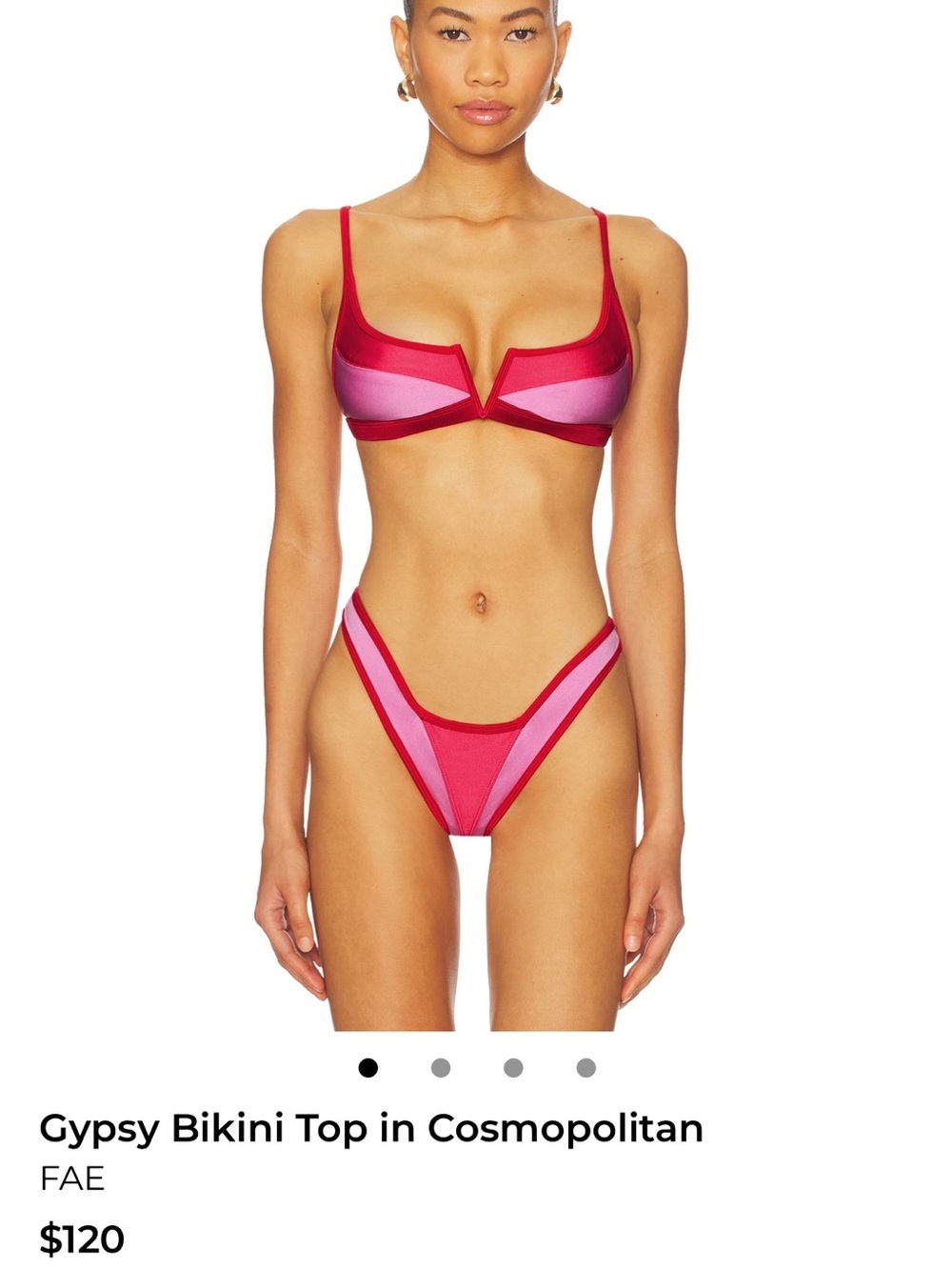 FAE Gypsy Bikini in Cosmopolitan Pink-Red